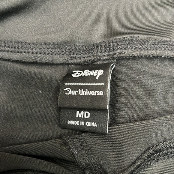 Our Universe Disney Mickey Mouse Checkered Active Capris Medium - Picture 3 of 6